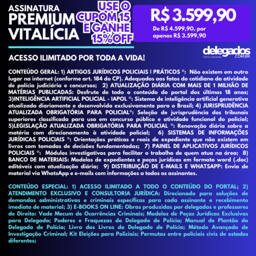Assinatura Premium Vitalícia