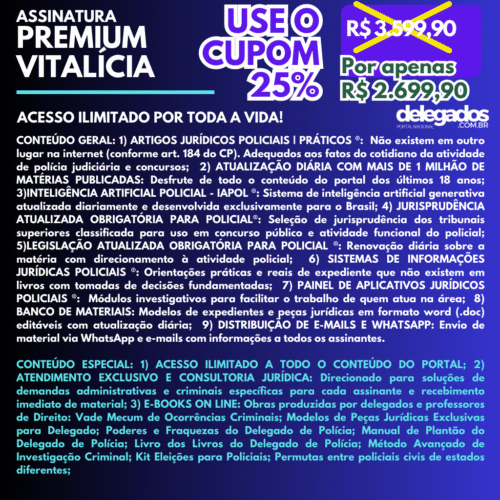 Assinatura Premium Vitalícia