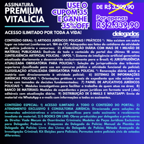 Assinatura Premium Vitalícia