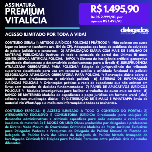 Assinatura Premium Vitalícia