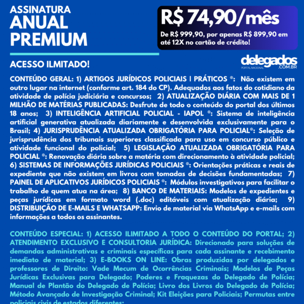 Assinatura Anual Premium