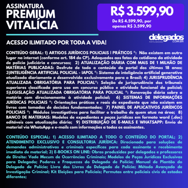 Assinatura Premium Vitalícia