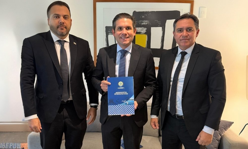 Thiago Costa (SSP/DF), Hugo Motta e Jean Nunes (SSP/PB)