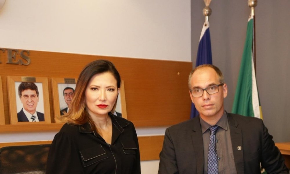 Delegada Raquel Gallinati (diretora da Adepol do Brasil) e Delegado Rodolfo Laterza (presidente da Adepol do Brasil)