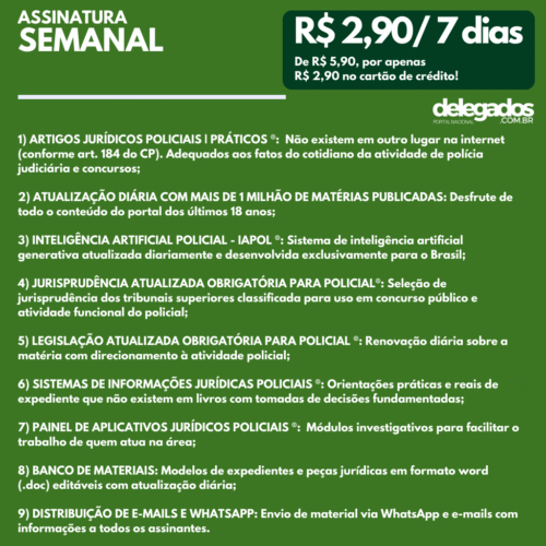 Assinatura semanal