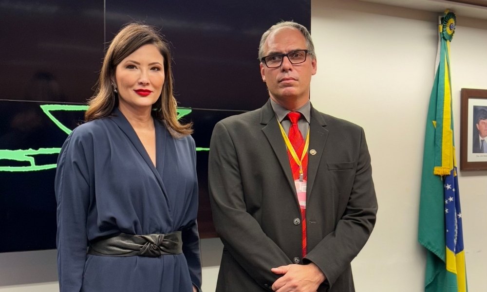 Delegada Raquel Gallinati (diretora da Adepol do Brasil) e Delegado Rodolfo Laterza (presidente da Adepol do Brasil)