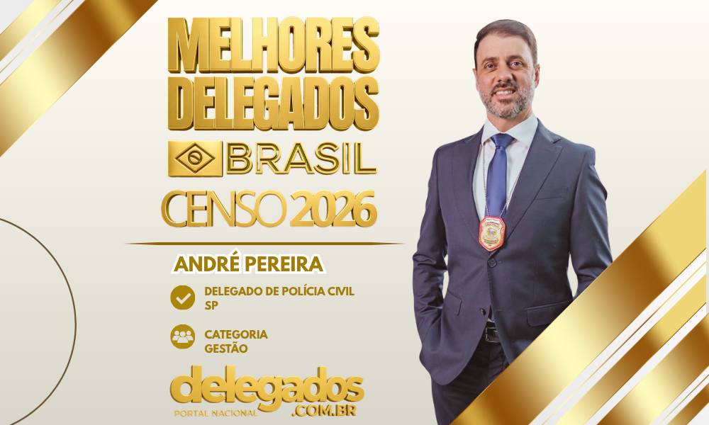 POST MELHORES DELEGADOS BRASIL 2026 ANDRÉ PEREIRA