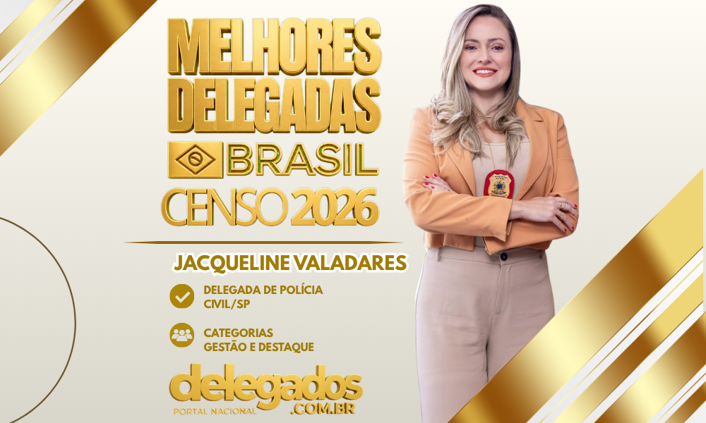 POST MELHORES DELEGADOS BRASIL 2026 JACQUELINE VALADARES