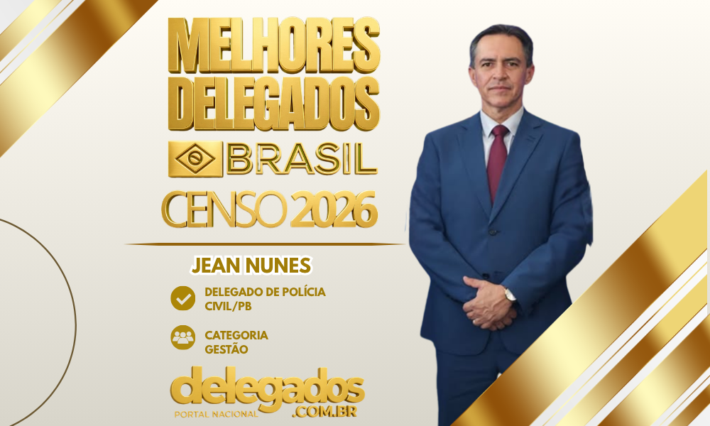 POST MELHORES DELEGADOS BRASIL 2026 JEAN NUNES