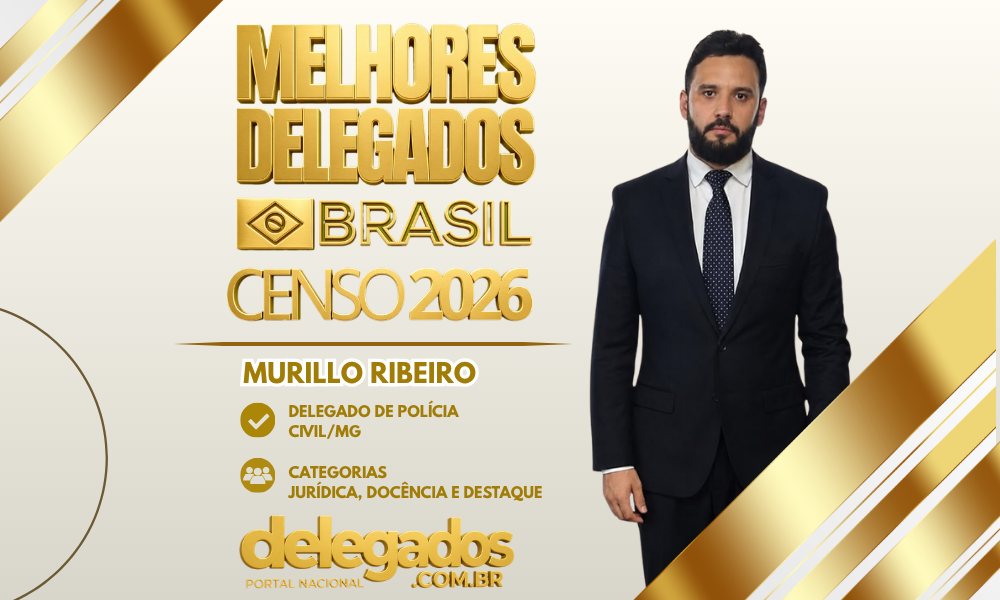 POST MELHORES DELEGADOS BRASIL 2026 MURILLO RIBEIRO