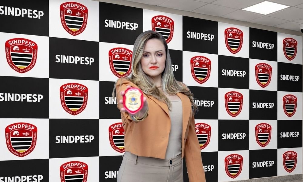Delegada Jacqueline Valadares, presidente do SINDPESP