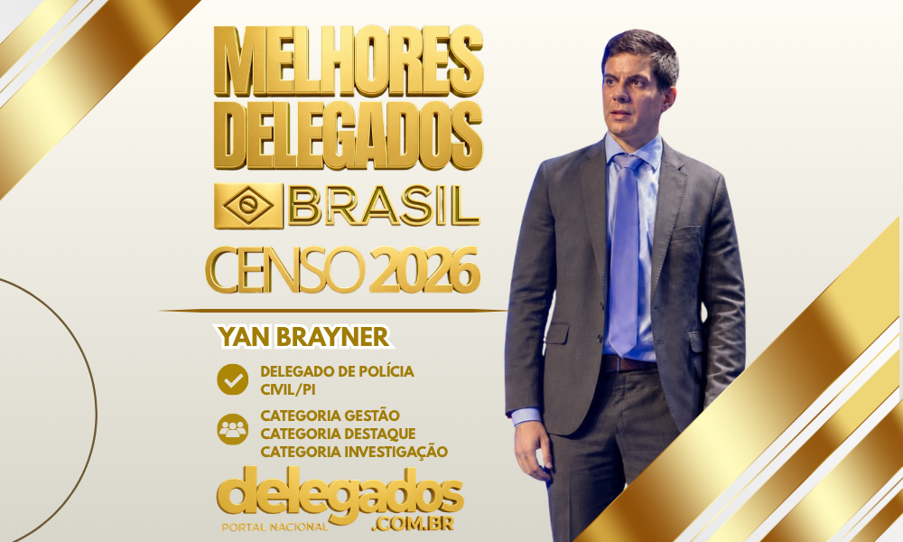POST MELHORES DELEGADOS BRASIL 2026 YAN BRAYNER