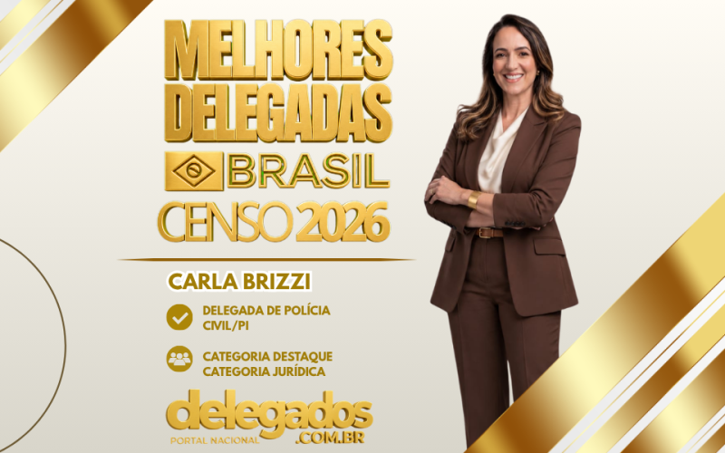 POST MELHORES DELEGADOS BRASIL 2026 CARLA BRIZZI