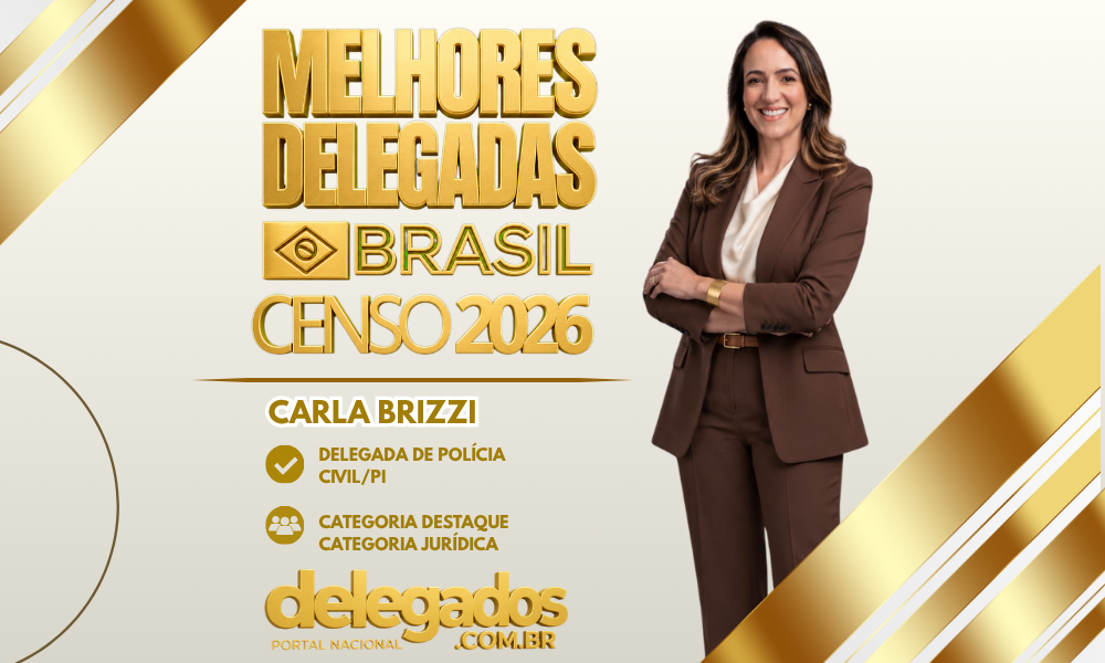 POST MELHORES DELEGADOS BRASIL 2026 CARLA BRIZZI