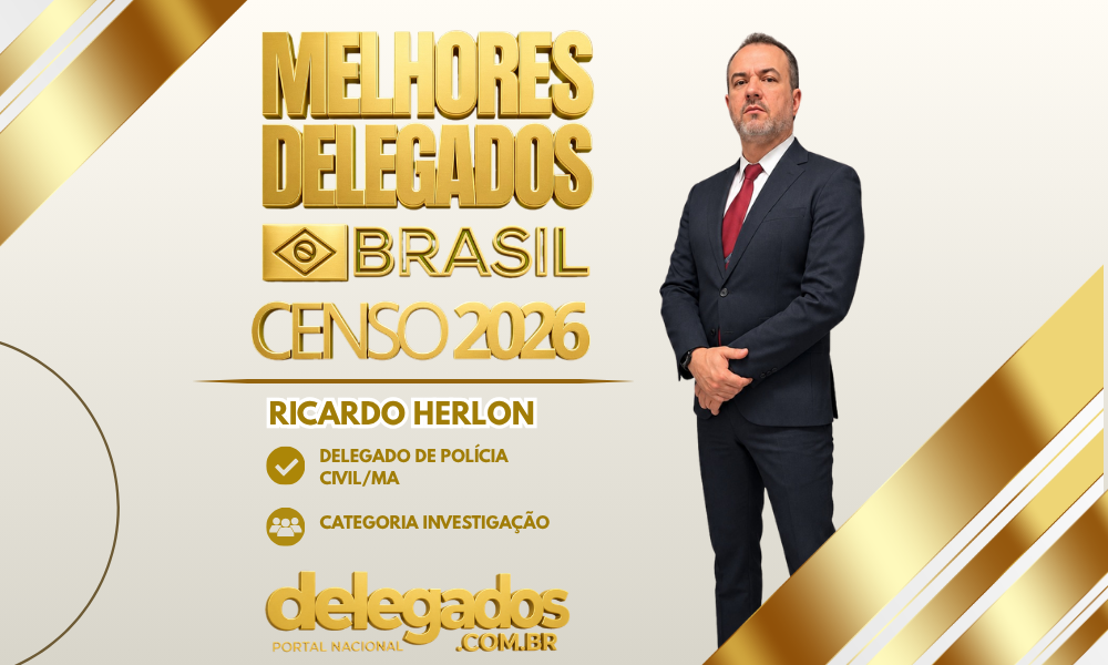 POST MELHORES DELEGADOS BRASIL 2026 RICARDO HERLON