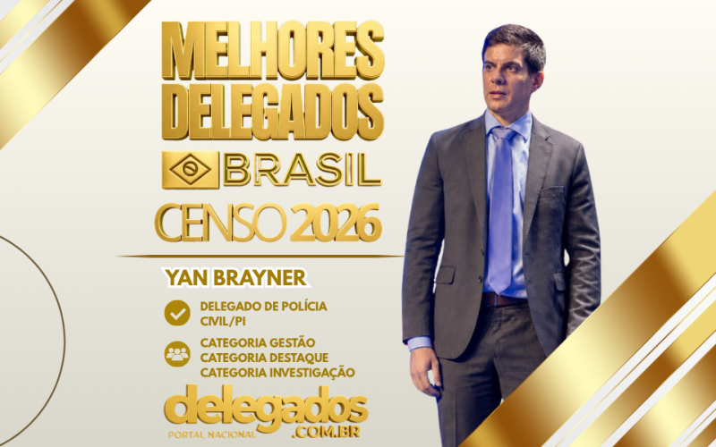 POST MELHORES DELEGADOS BRASIL 2026 YAN BRAYNER